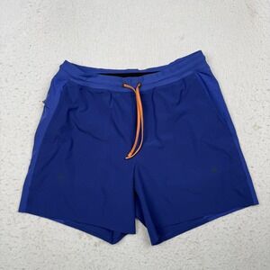 Lululemon Active Swim Shorts Mens Medium Blue Lined Athletic 5.5 Inseam